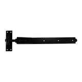 Adjustable Cranked Hook & Band Hinges (Galv Silver or Black) 450mm