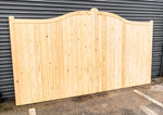 Wooden Garden Gate - Ingbirchworth Driveway Design