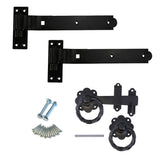 Complete Twist Latch Hardware Kit for Side Gates & Pedestrian Gates