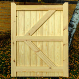 Wooden Garden Gate - Hoylandswaine Cottage Design