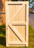 Wooden Garden Gate - Silkstone Side Design
