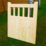 Wooden Garden Gate - Straight Cottage Design