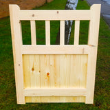 Wooden Garden Gate - Straight Cottage Design