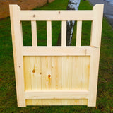 Wooden Garden Gate - Straight Cottage Design