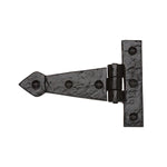 Tudor Hinges Black Iron TC454