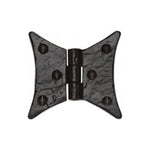 Tudor Butterfly Hinges Black Iron TC456
