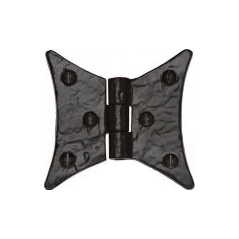 Tudor Butterfly Hinges Black Iron TC456