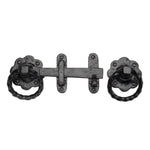 Tudor Gate Latch Black Iron TC543