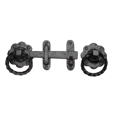 Tudor Gate Latch Black Iron TC543