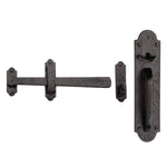 Tudor Gate Latch Black Iron TC569