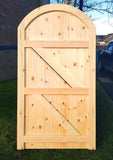 Wooden Garden Gate - Wentworth Side Design With Frame