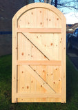 Wooden Garden Gate - Wentworth Side Design With Frame