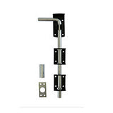 Floor Bolt - Galvanised Silver and Epoxy Black