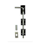 Floor Bolt - Galvanised Silver and Epoxy Black