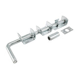 Floor Bolt - Galvanised Silver and Epoxy Black