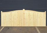 Wooden Garden Gate - Ingbirchworth Driveway Design