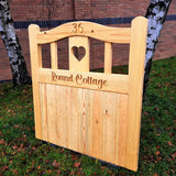 Wooden Garden Gate - Laxey Archtop Hybrid Cottage Design
