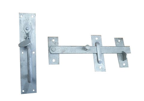Suffolk Latch Galvanized Silver