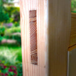 Wooden Garden Gate - Wooden Frame Side Design