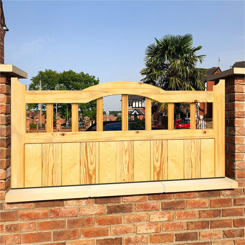 Wooden Fence Panel - Bretton Cottage Design