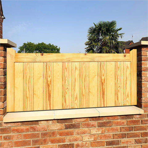 Wooden Fence Panel - Hoylandswaine Design