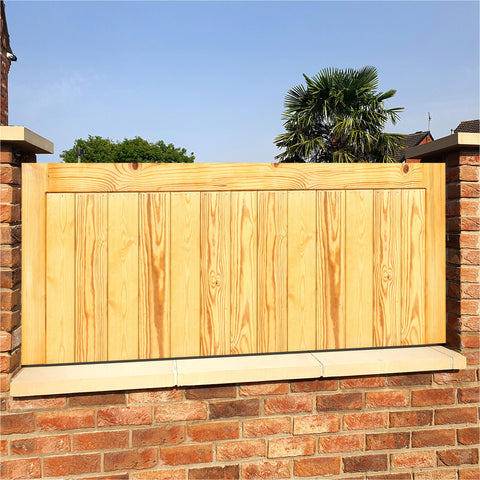 Wooden Fence Panel - Silkstone Design