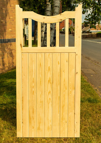 Wooden Garden Gate - Elmhirst Side Design