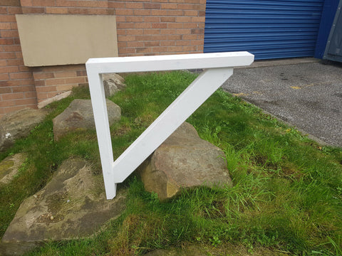 Redwood Gallows Bracket - PRIMED WHITE